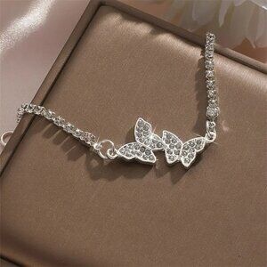 Glittering Butterfly Bracelet